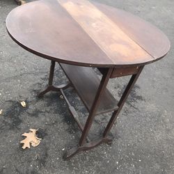 Drop Leaf Table Antique Mahogany