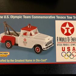 1998 Matchbox TEXACO Die Cast Tow Truck 1/43 The US Olympic Team Commemorative