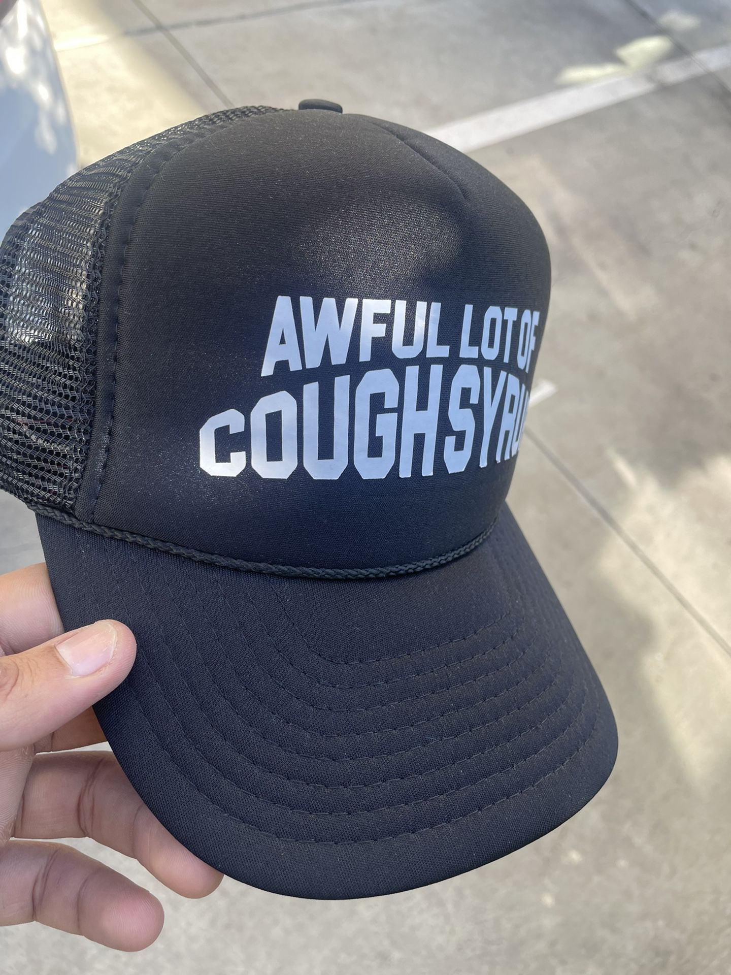 Awful Lotta Cough Syrup Hat Brand New