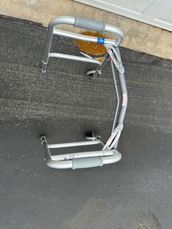 Medline Folding Walker with Padded Handles