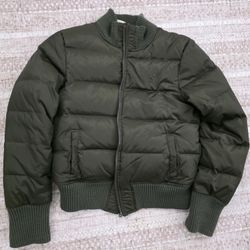 Green Puffy Winter Jacket