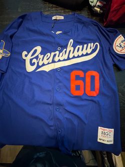 Headgear Classics Nipsey Hussle Crenshaw #60 Baseball Jersey