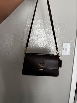 Brown Juno coach purse