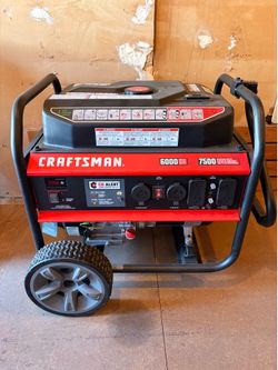Craftsman generator 6000W