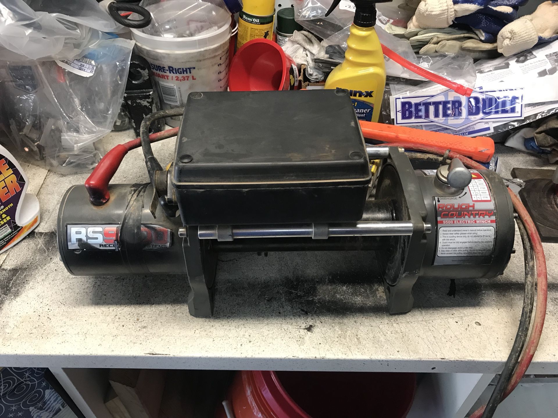 Winch 9500# Rough Country Synthetic line