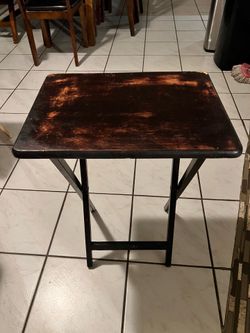 Folding Table L 19 x W 15 x H 26 inches