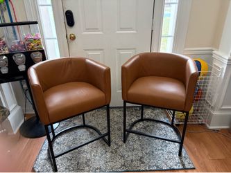 Pair of Upholstered Stools