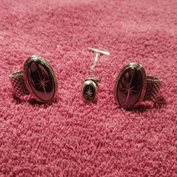  Cuff Links And Tie Clasp