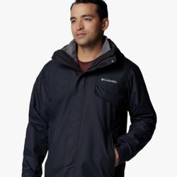NEW! 3 Jackets in 1 - Columbia Mens Bugaboo Iii Fleece Interchange Jacket, size S