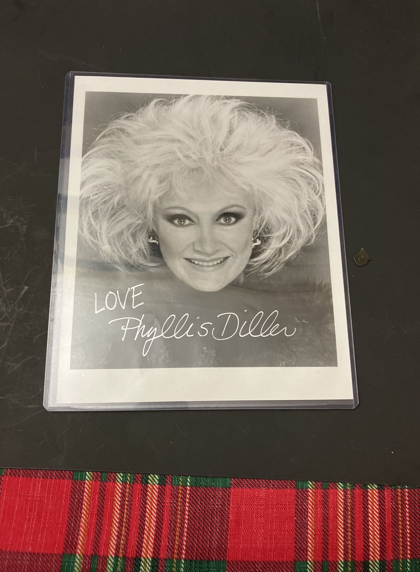 Signed 8x10 Phyllis Diller