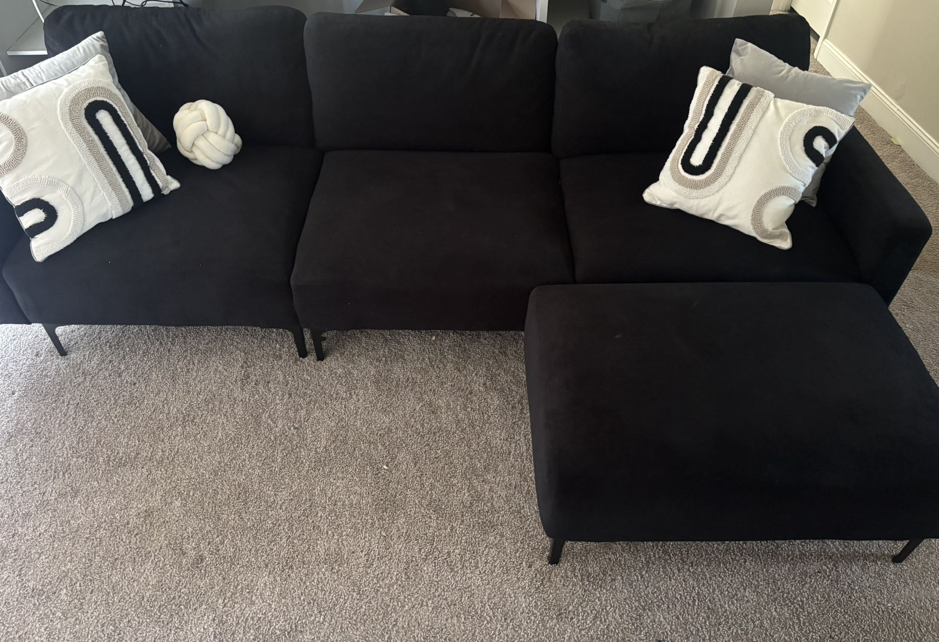 Black Sectional