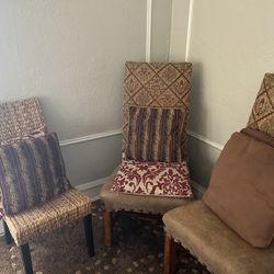 3 Beautiful Tan Chairs 
