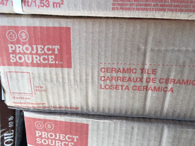 Ceramic tile devanna beige 13x13 154 pcs for Sale in Parma, OH OfferUp