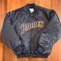 San Diego Padres Starter Satin Jacket Sz XL