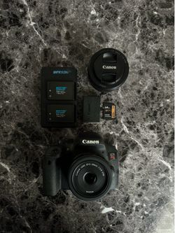Canon T7i w/ 50mm and 24mm lens