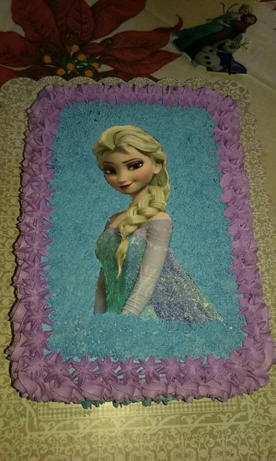 Pastel de Elsa ( Frozen)