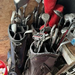 Golf Clubs And Balls