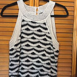 LOFT crochet knit top 