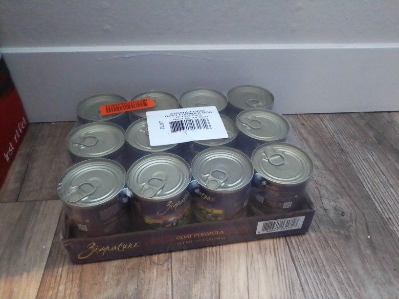Signature Goat Formula - Dog 12-13oz Cans