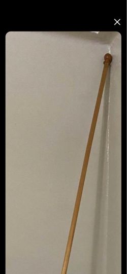 Wooden rod curtain