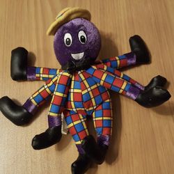 2003 The Wiggles Henry The Octopus 8" Beanbag Stuffed Animal Plush Toy Doll 