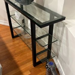 Glass End Table