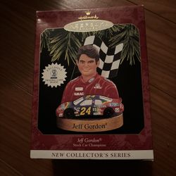 New Jeff Gordon #24 NASCAR Hallmark Keepsake Collectors Christmas Ornament 1997 new sealed in box 