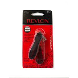 Revlon Twist & Clip Nail Clipper 360 Degrees Rotating Nail Clipper Curved Blade