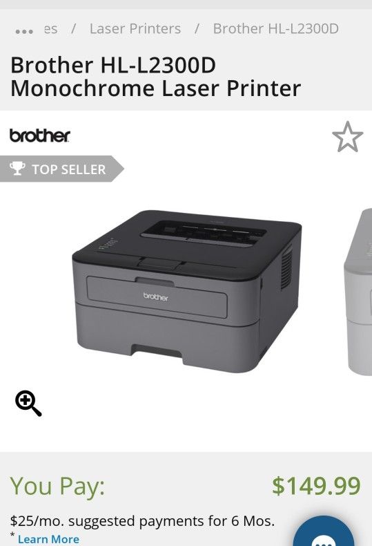 Brother HL - L2300D Laser printer