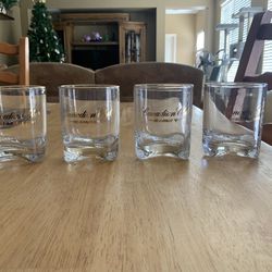Canadian Club Whiskey Glasses - Set Of 4