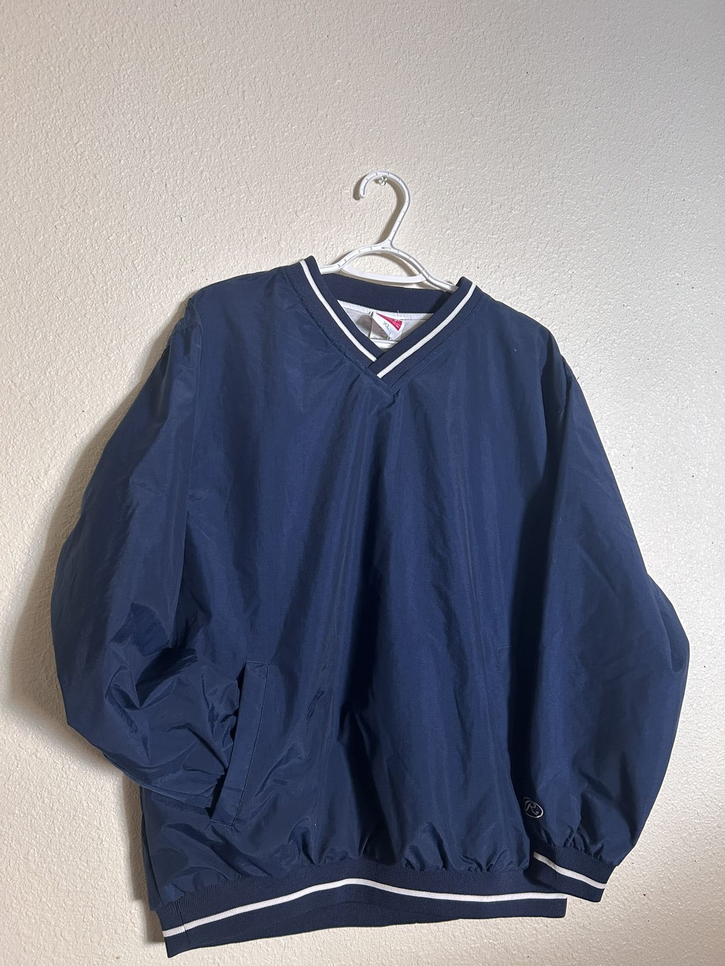 Rawlings Sports Sweatshirt/Wind Shirt Blue XL