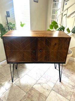 Mcm Wooden Cabinet Great Condition  38”,16”35” Height