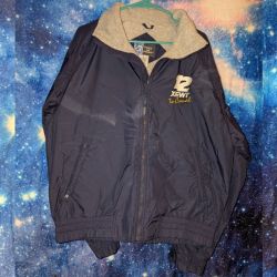 Navy Blue Windbreaker