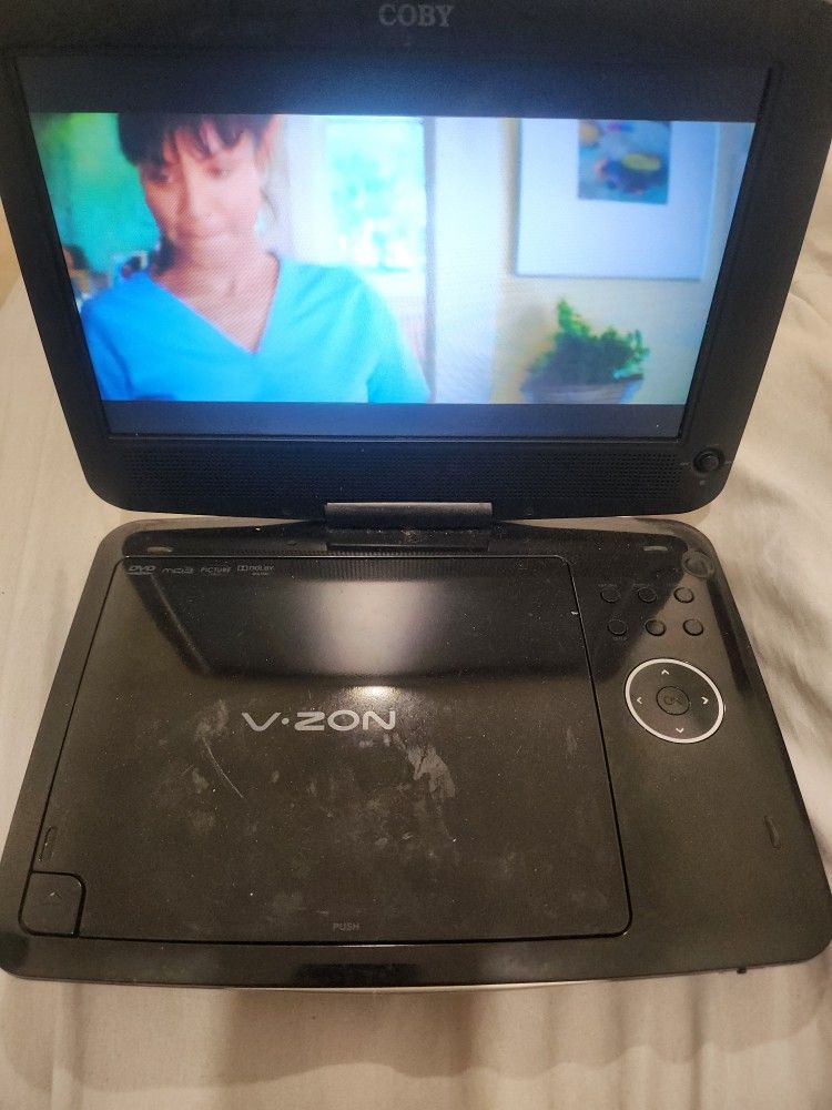 V ZON PORTABLE DVD PLAYER, RECHARGEABLE