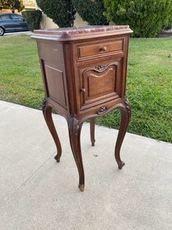 French Louis xv marble top table antique