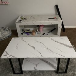 Living room Table And Tv Stand 