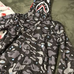 bape Hoodie Size medium  But Runs Small 