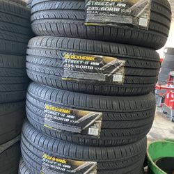 235/60/18 Blackhawk Tire Set Brand New