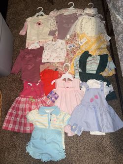 New with tags girls outfits sizes 6-12 months