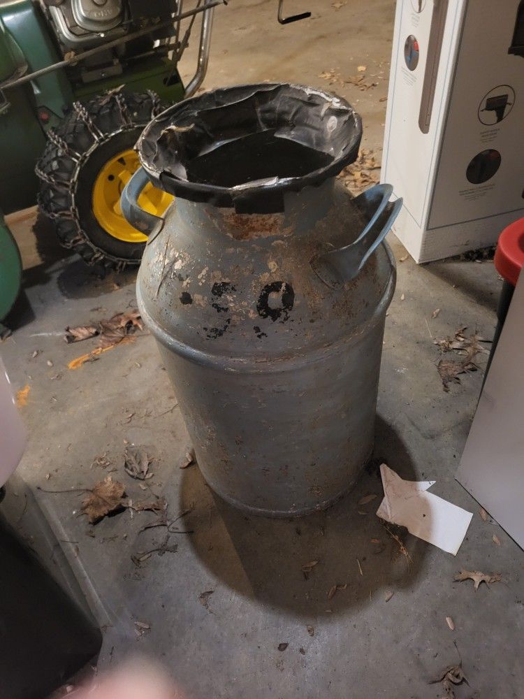 Old Milk Can