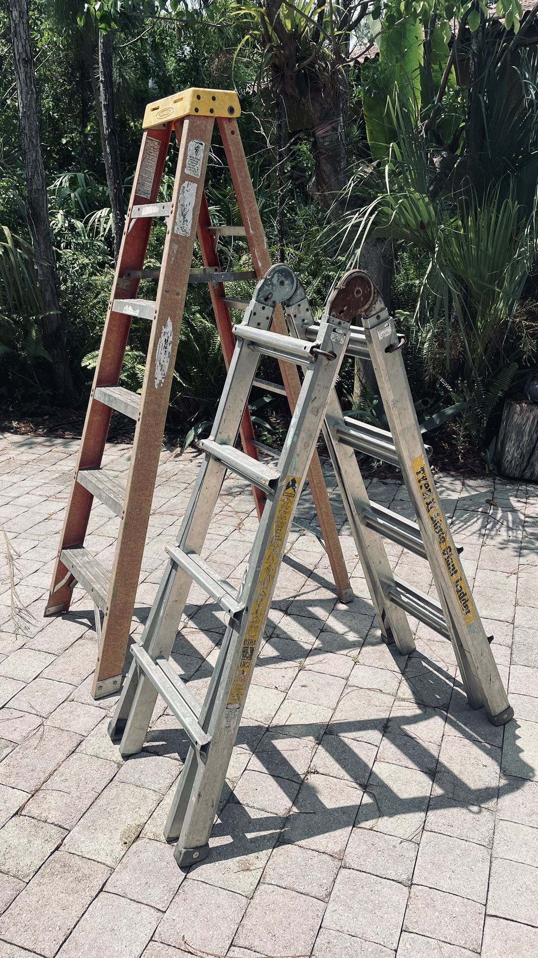 Expanding ladder $150.00 CASH, TEXT FOR PRICES. 