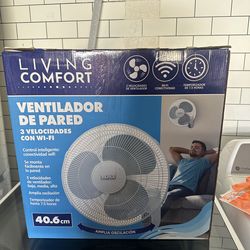 Wall mount fan with WiFi