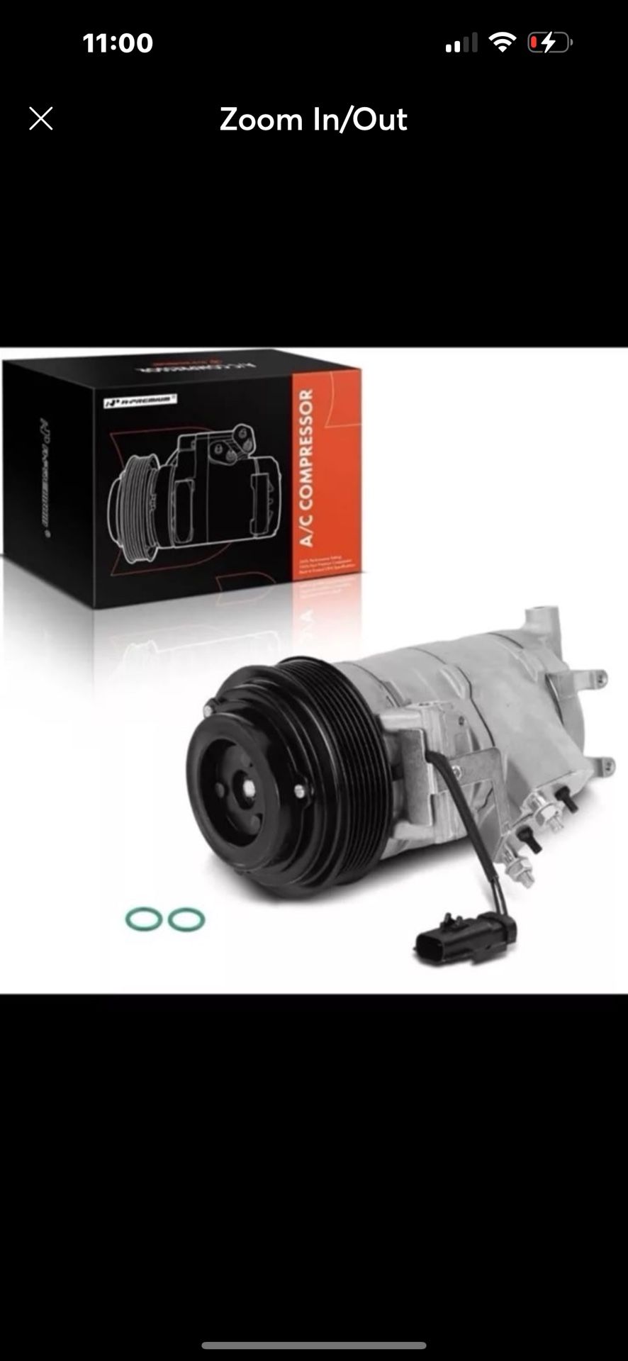 AC Compressor with Clutch 2007 Jeep Grand Cherokee