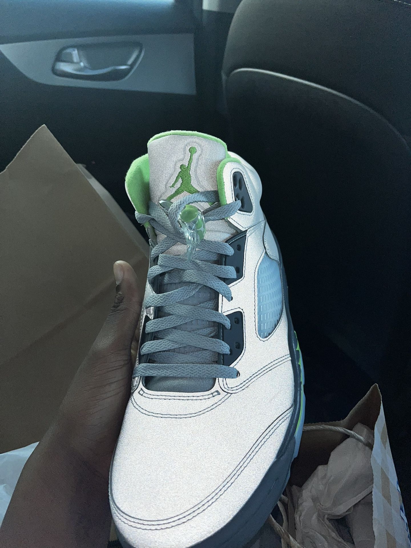 Jordan 5 Green Bean Size 11