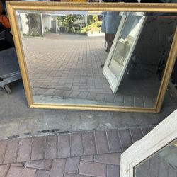 Large Antique Mirror