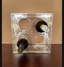 Clear Acrylic Wine Rack