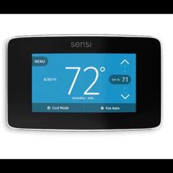 Emerson Sensi Touch ST75 - Smart Thermostat w/Wi-Fi & Color Touchscreen in Black
