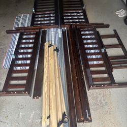 Full over Full Bunk Bed - Walnut