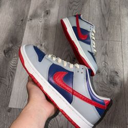 Dunk Low Red Blue And Gray Size 10m
