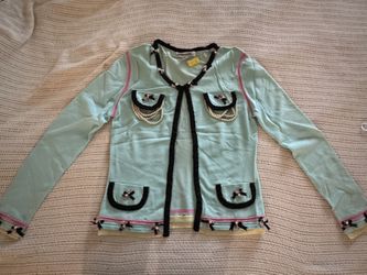 Green With Pearl Strands Suit